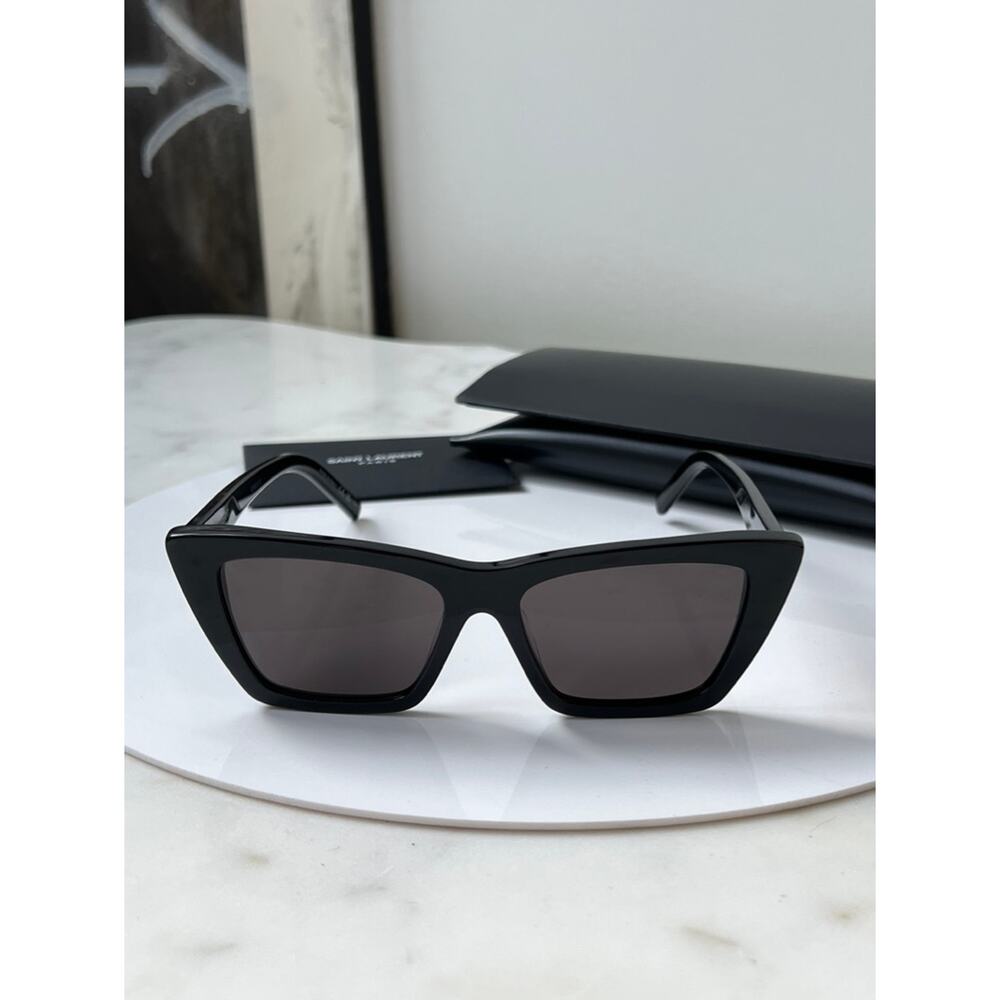 NEW Saint Laurent SL276 Mica Sunglasses in Black - Picture 8 of 10